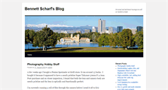 Desktop Screenshot of blog.bennett-scharf.com
